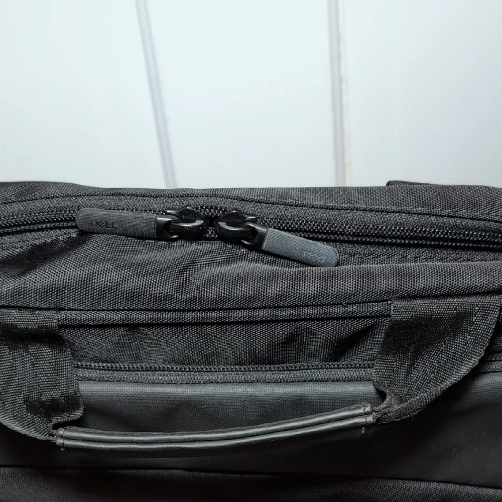 Dell Men's Laptop Bag with Black and Blue Accents